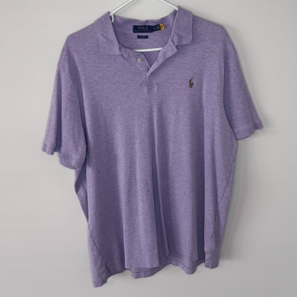 Polo Ralph Lauren Blue Label Purple Polo Shirt Men’s XL | Classic Pony